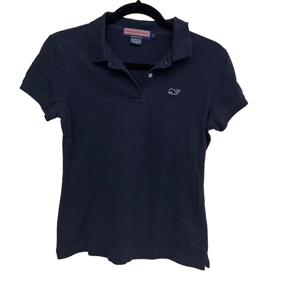 Vineyard Vines®by Shep & lan Navy Blue Polo Shirt Size S